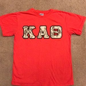 Kappa Alpha Theta stitched letters